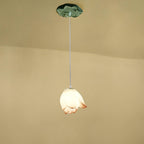 Lustra Chandelier Pendante 7 Lumières Rose Blanc - Neutralighting