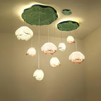 Lustra Chandelier Pendante 7 Lumières Rose Blanc - Neutralighting