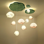 Lustra Chandelier Pendante 7 Lumières Rose Blanc - Neutralighting