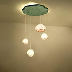 Lustra Chandelier Pendante 7 Lumières Rose Blanc - Neutralighting