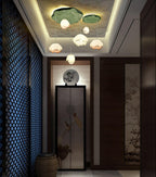 Lustra Chandelier Pendante 7 Lumières Rose Blanc - Neutralighting