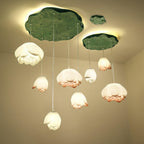 Lustra Chandelier Pendante 7 Lumières Rose Blanc - Neutralighting