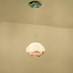 Lustra Chandelier Pendante 7 Lumières Rose Blanc - Neutralighting