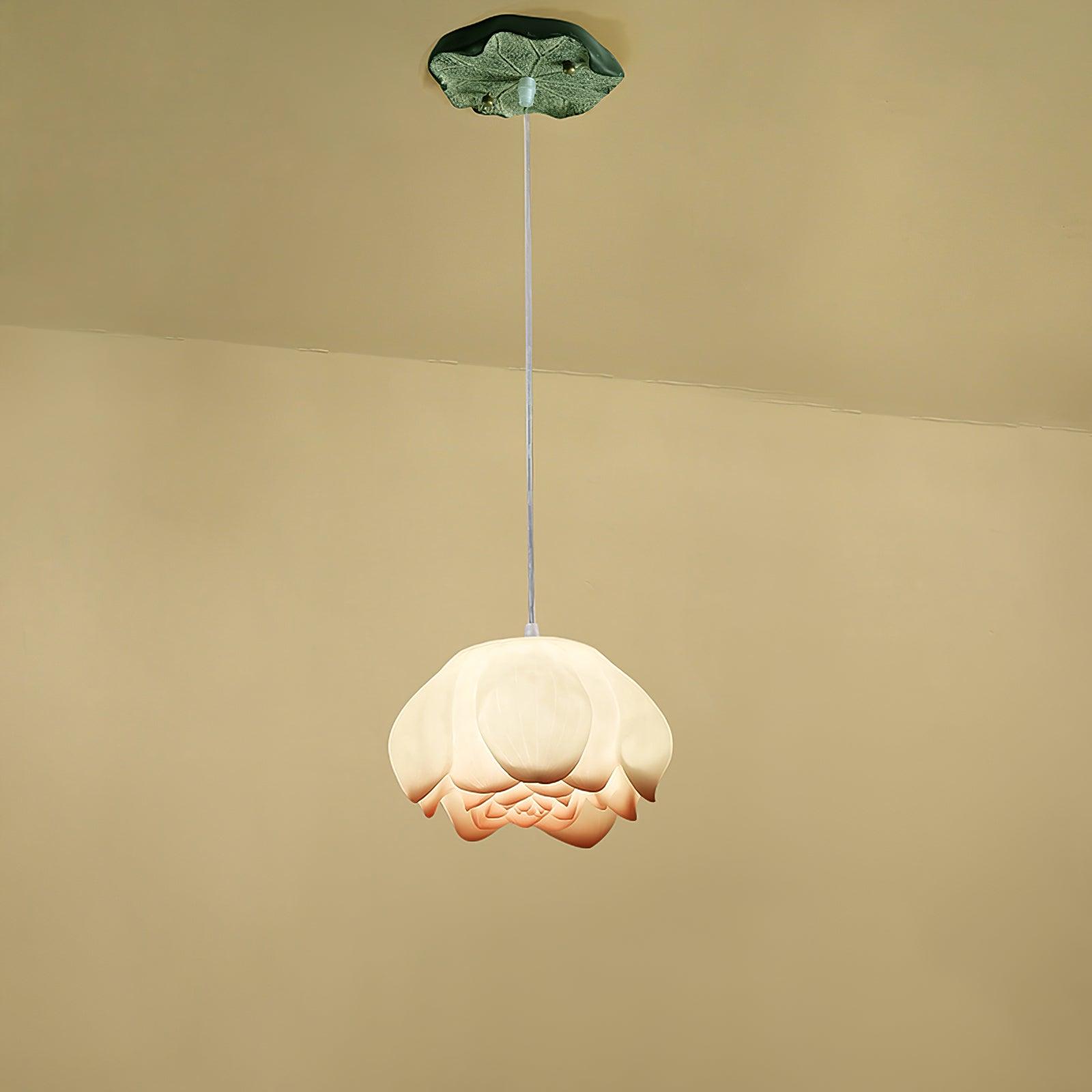 Lustra Chandelier Pendante 7 Lumières Rose Blanc - Neutralighting