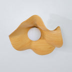 Solara Plafonnier Feuille de Lotus avec finition bois et blanc - Neutralighting
