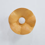 Solara Plafonnier Feuille de Lotus avec finition bois et blanc - Neutralighting