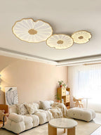 Solara Plafonnier Feuille de Lotus avec Finition Bois - Neutralighting