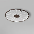 Solara Plafonnier Feuille de Lotus avec Finition Bois - Neutralighting