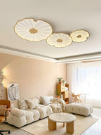 Solara Plafonnier Feuille de Lotus avec Finition Bois - Neutralighting