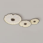 Solara Plafonnier Feuille de Lotus avec Finition Bois - Neutralighting