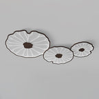 Solara Plafonnier Feuille de Lotus avec Finition Bois - Neutralighting