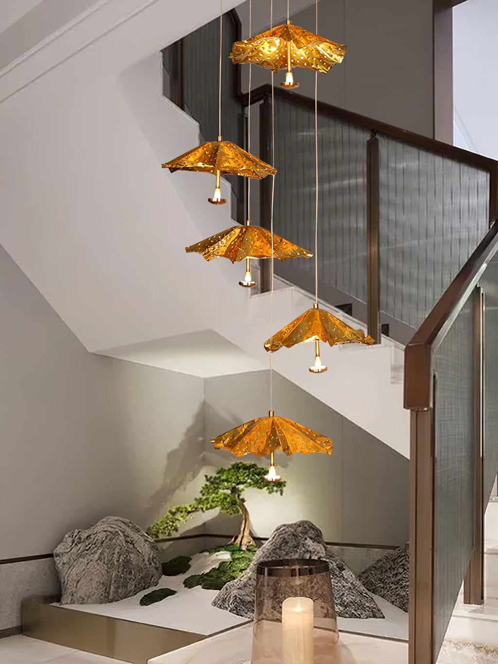 Fluttergold Lustre Métal Moderne - Neutralighting