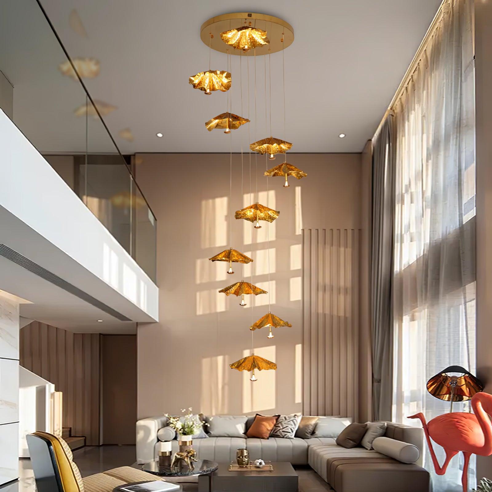 Fluttergold Lustre Métal Moderne - Neutralighting