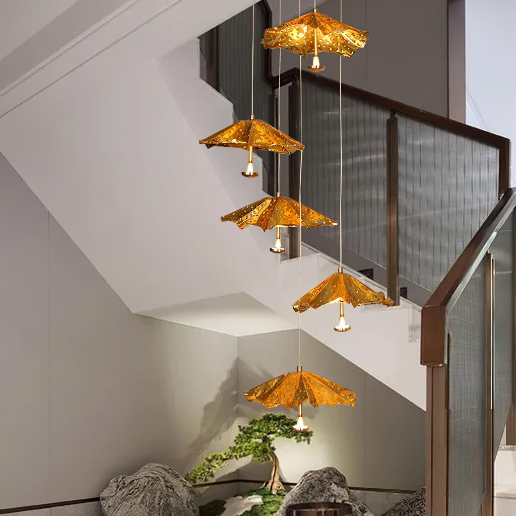 Fluttergold Lustre Métal Moderne - Neutralighting