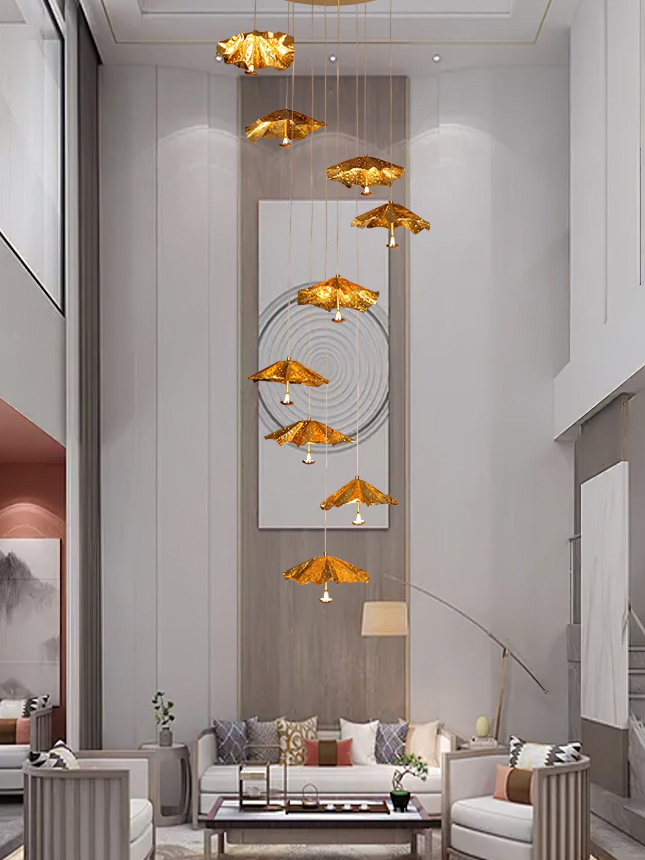 Fluttergold Lustre Métal Moderne - Neutralighting