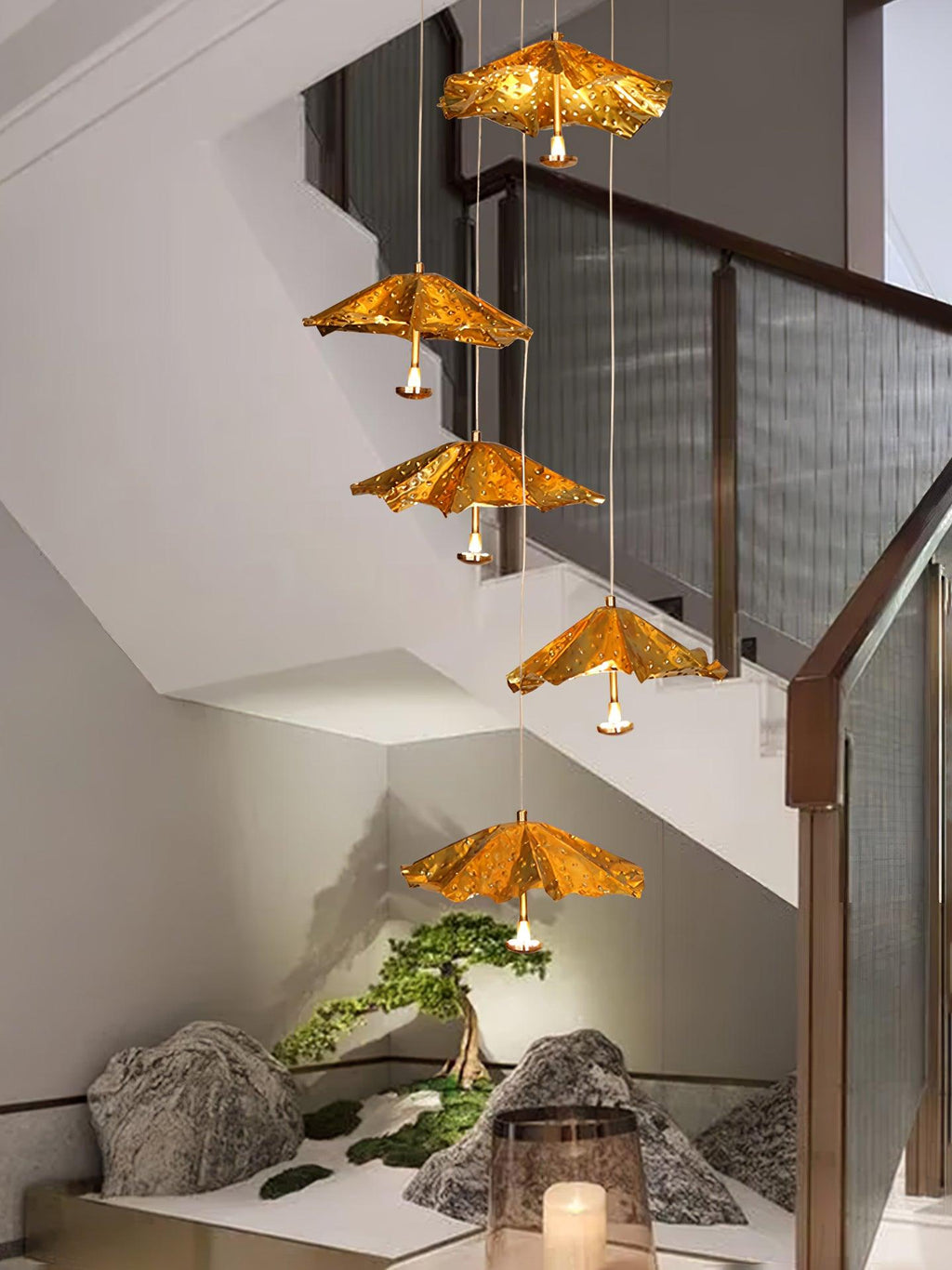 Fluttergold Lustre Métal Moderne - Neutralighting