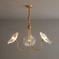 Lustra Chandelier Feuille de Lotus en Verre - Neutralighting