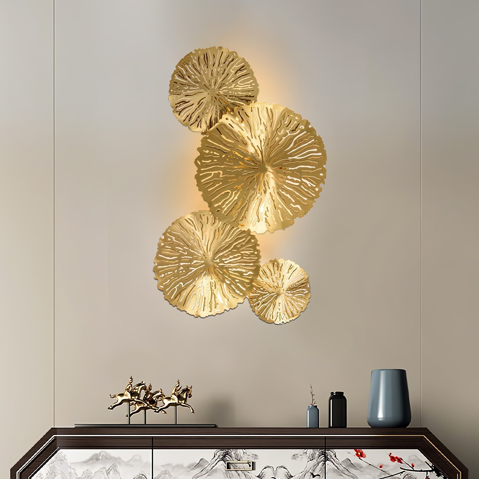 Veya Applique Murale Feuille de Lotus - Neutralighting