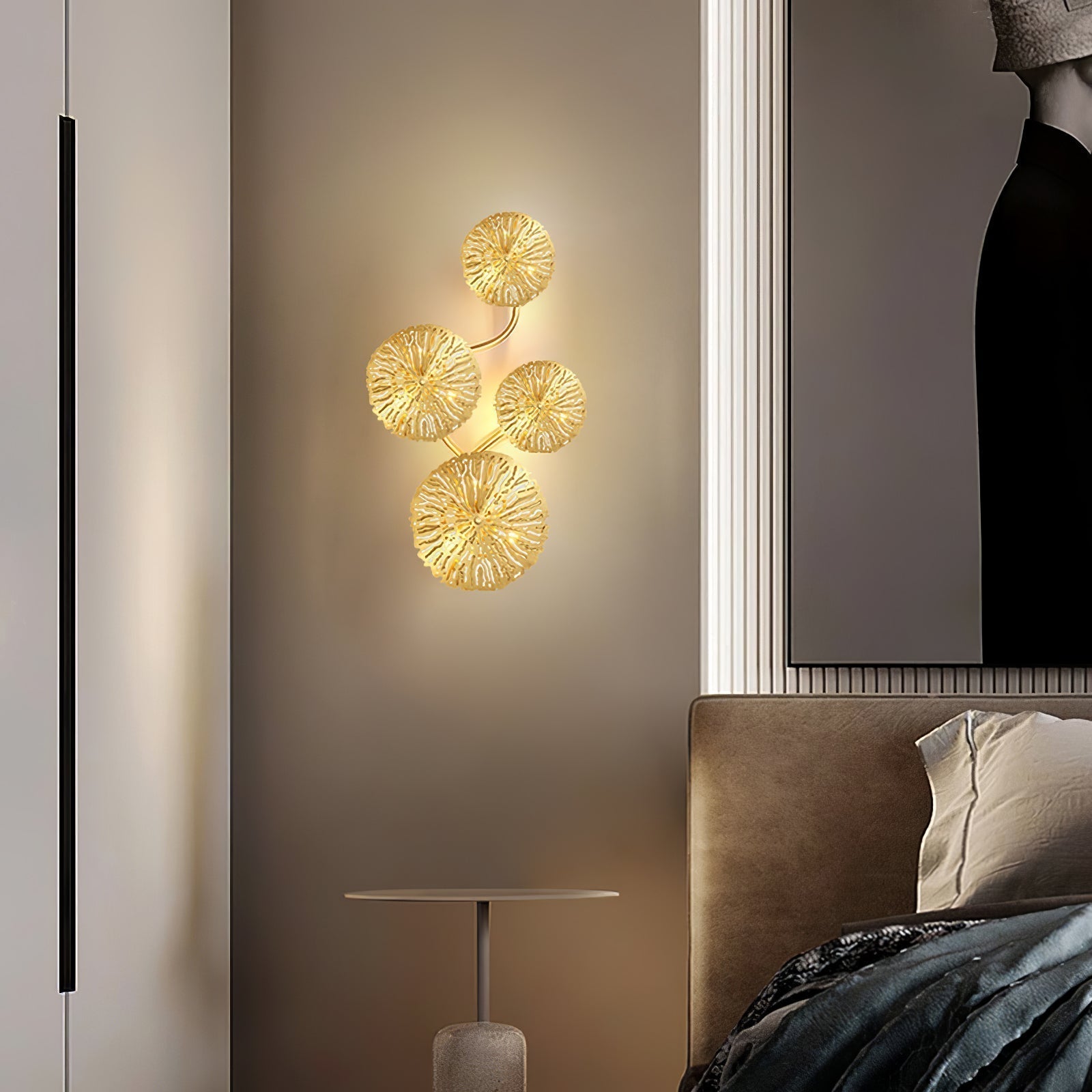 Veya Applique Murale Feuille de Lotus - Neutralighting