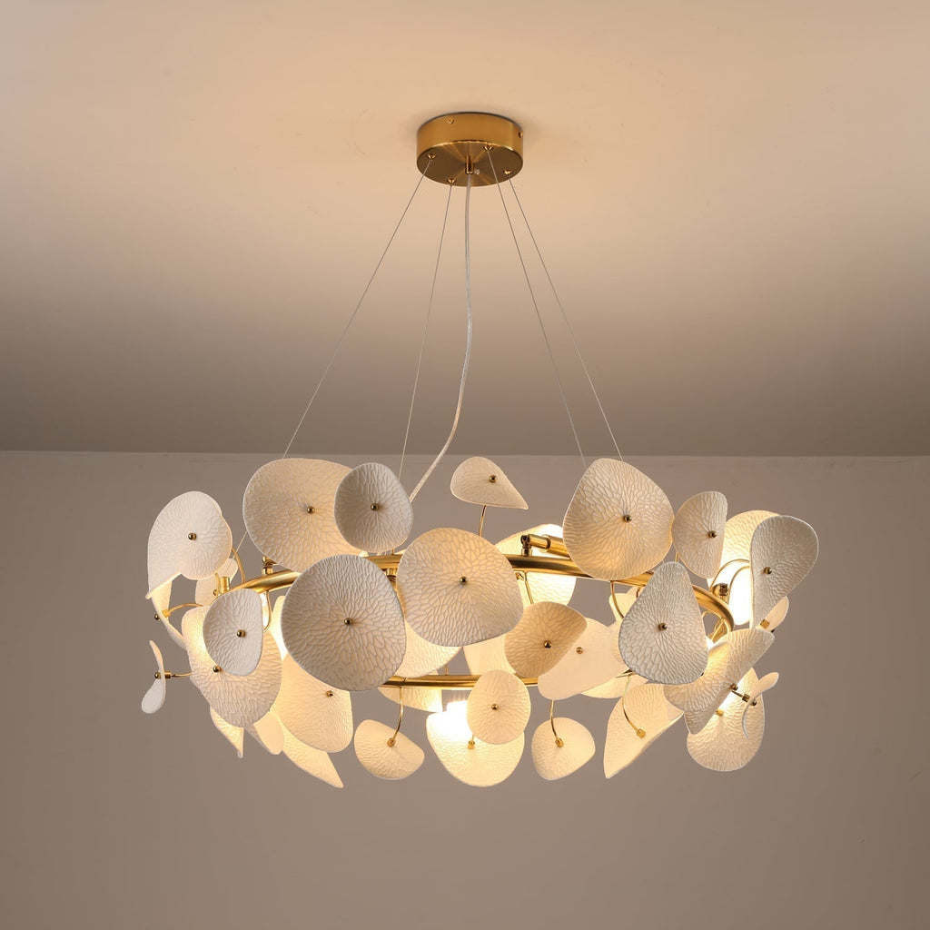 Virinira Lustre en céramique à pétales d'élégance moderne - Neutralighting