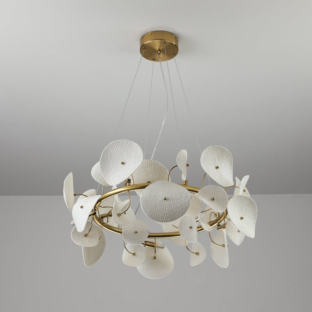 Virinira Lustre en céramique à pétales d'élégance moderne - Neutralighting