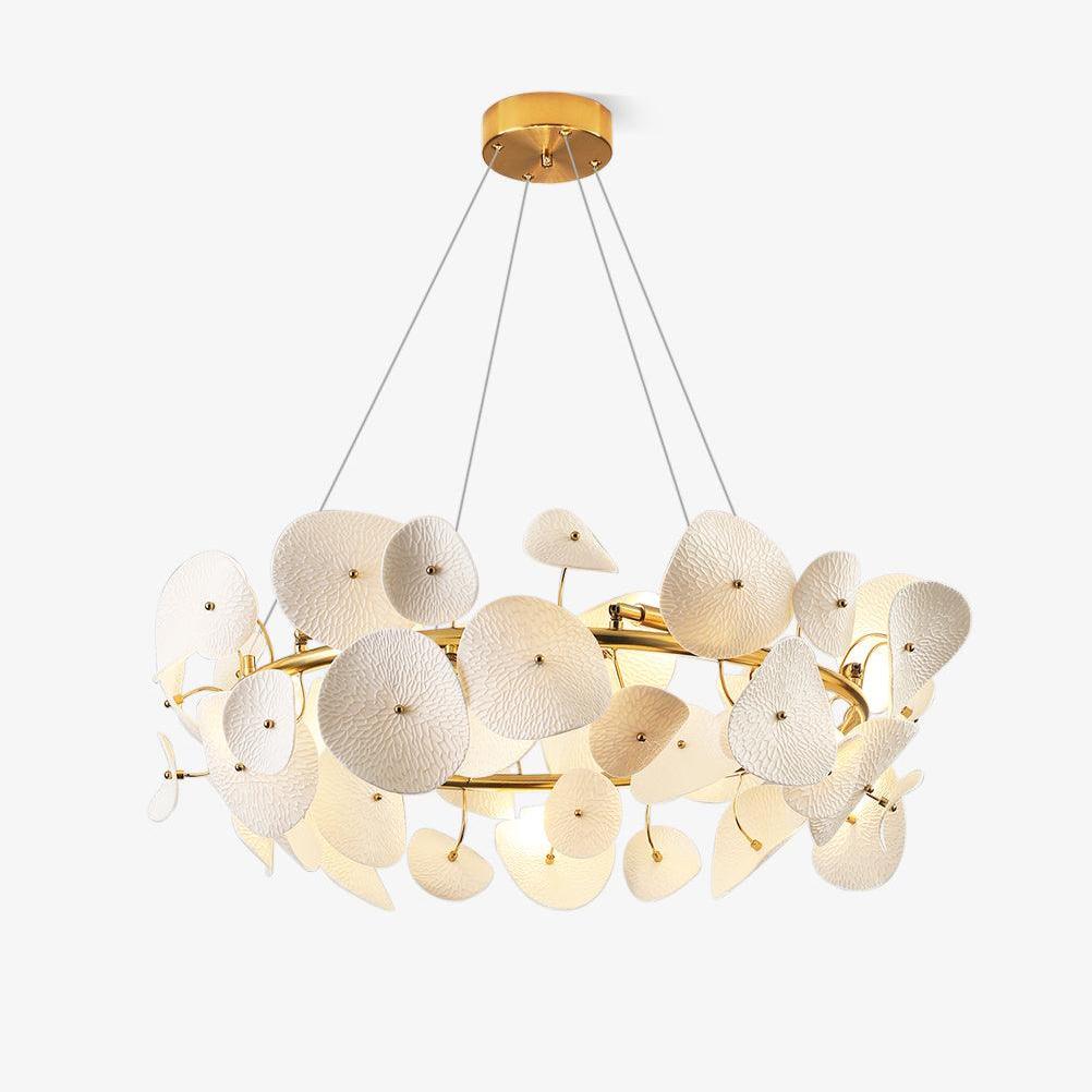 Virinira Lustre en céramique à pétales d'élégance moderne - Neutralighting