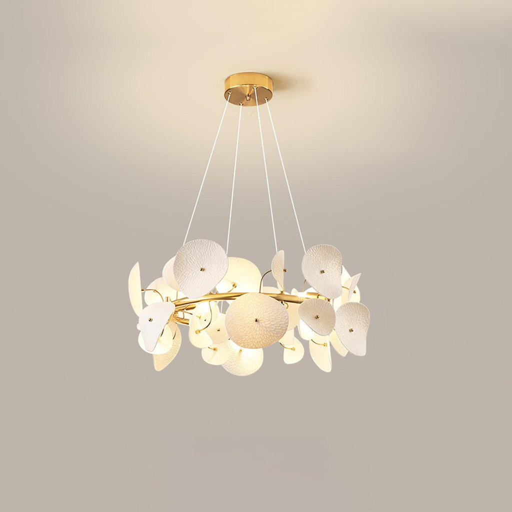 Virinira Lustre en céramique à pétales d'élégance moderne - Neutralighting
