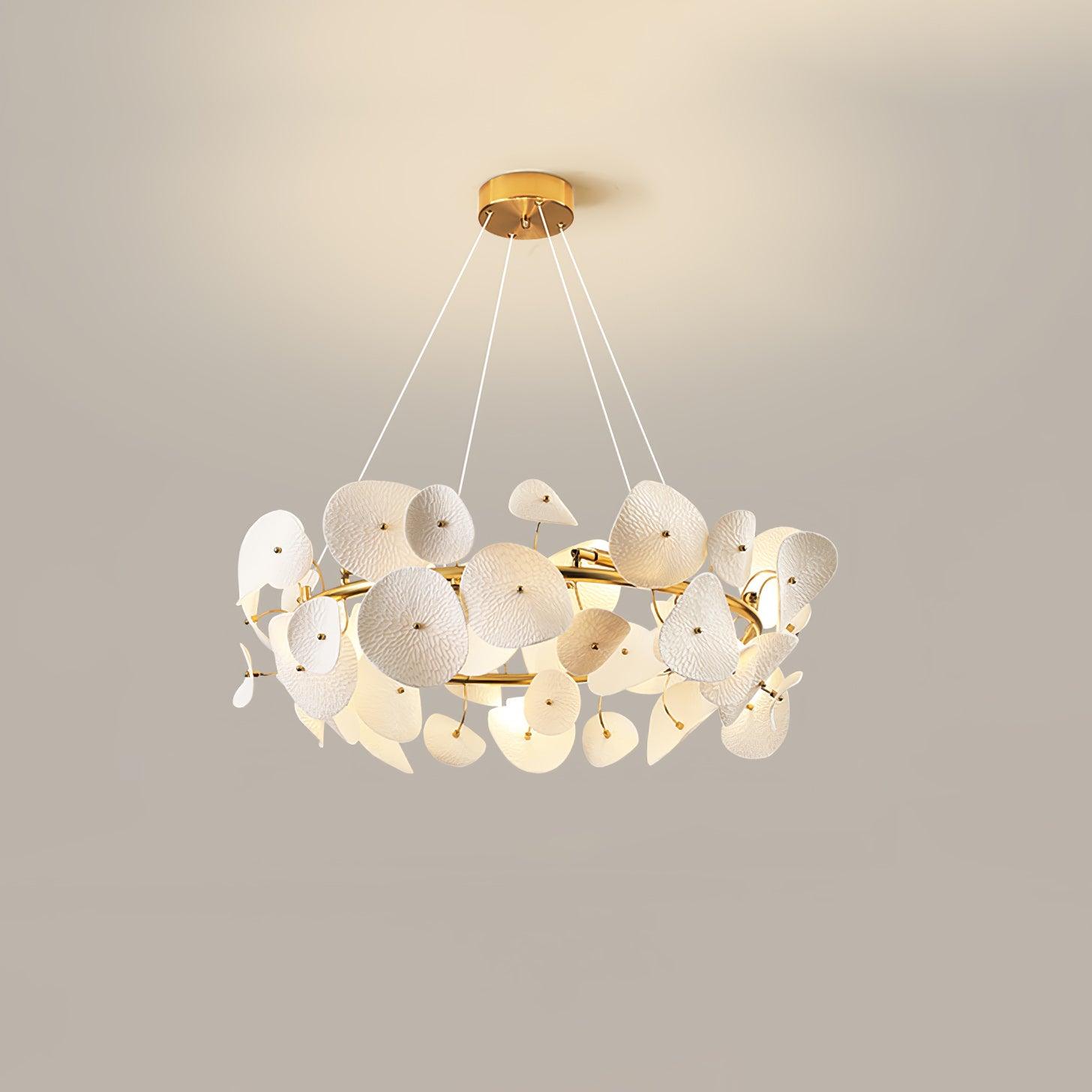 Virinira Lustre en céramique à pétales d'élégance moderne - Neutralighting