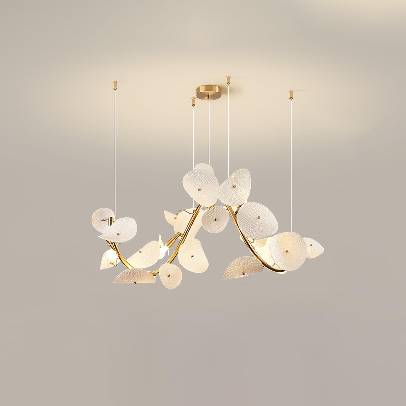Virinira Lustre en céramique à pétales d'élégance moderne - Neutralighting