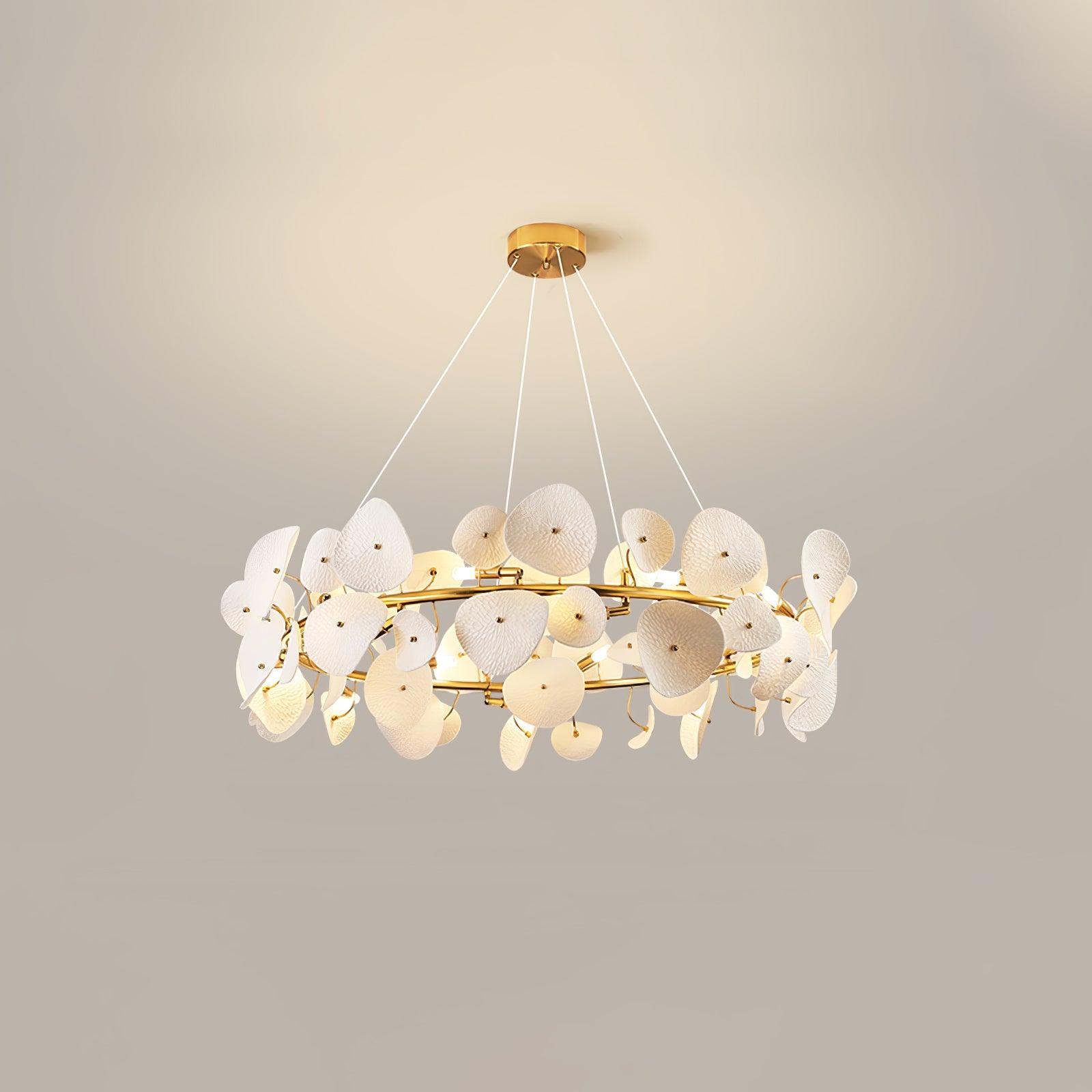 Virinira Lustre en céramique à pétales d'élégance moderne - Neutralighting