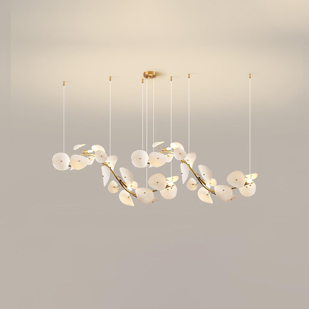 Virinira Lustre en céramique à pétales d'élégance moderne - Neutralighting