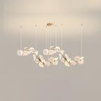 Virinira Lustre en céramique à pétales d'élégance moderne - Neutralighting