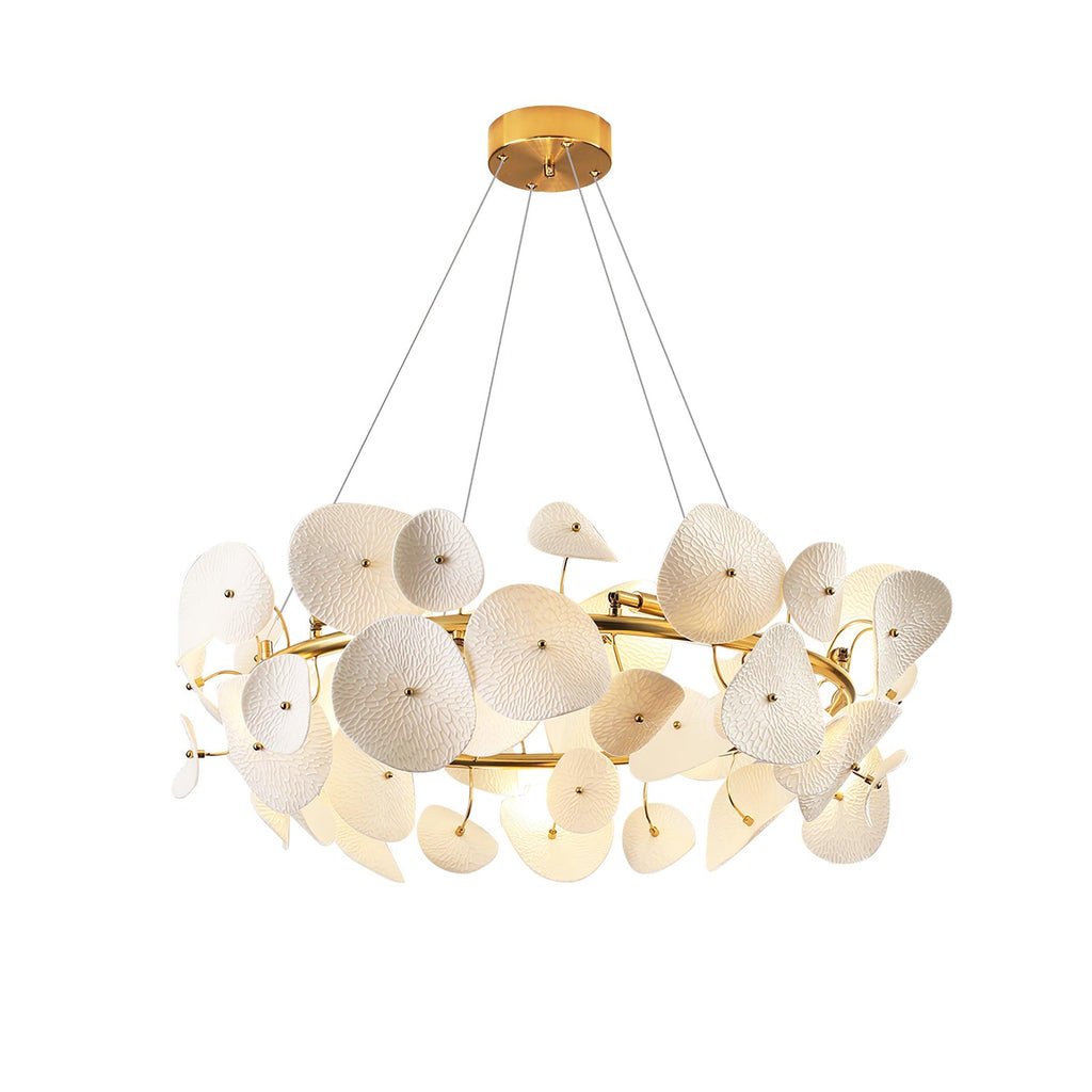 Virinira Lustre en céramique à pétales d'élégance moderne - Neutralighting