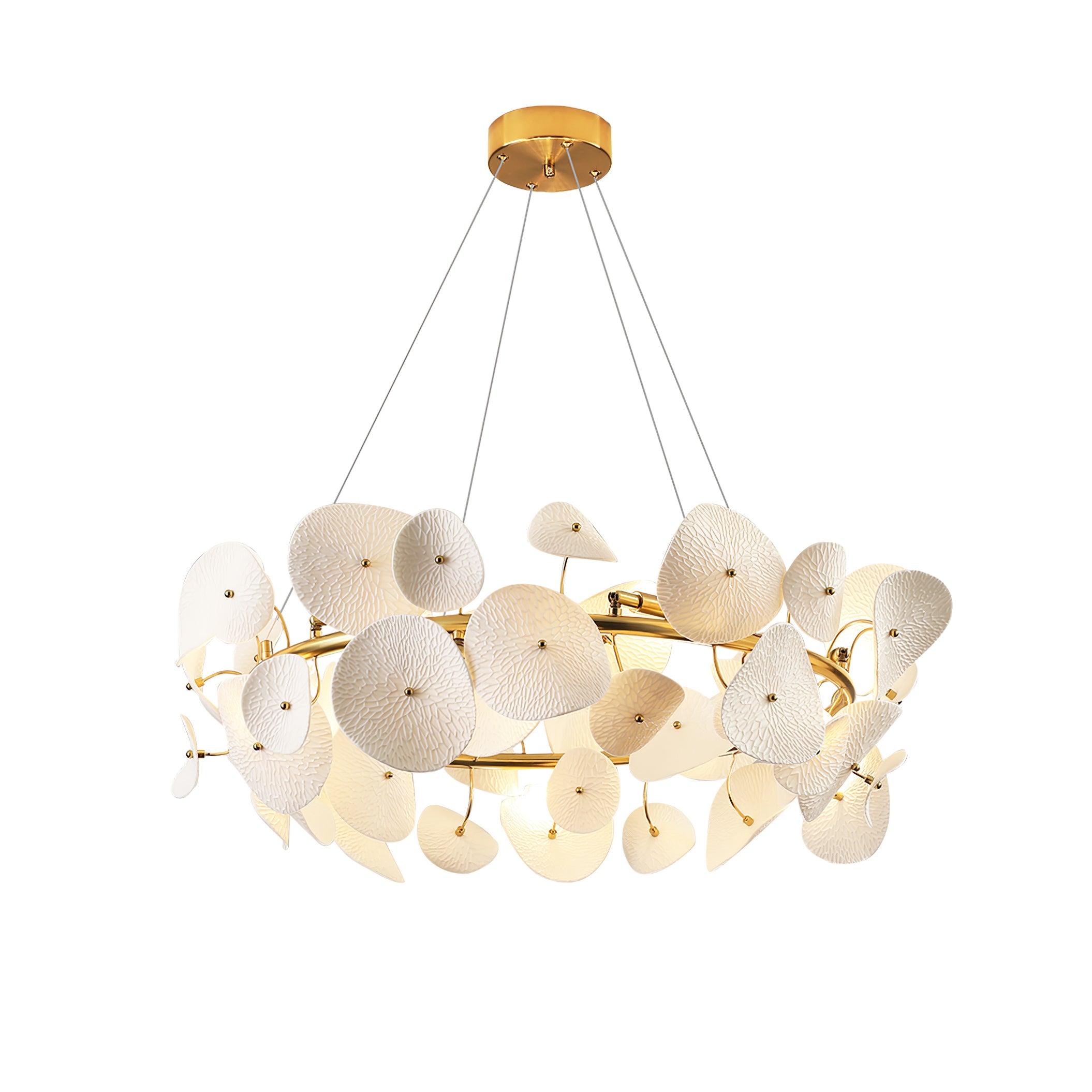 Virinira Lustre en céramique à pétales d'élégance moderne - Neutralighting