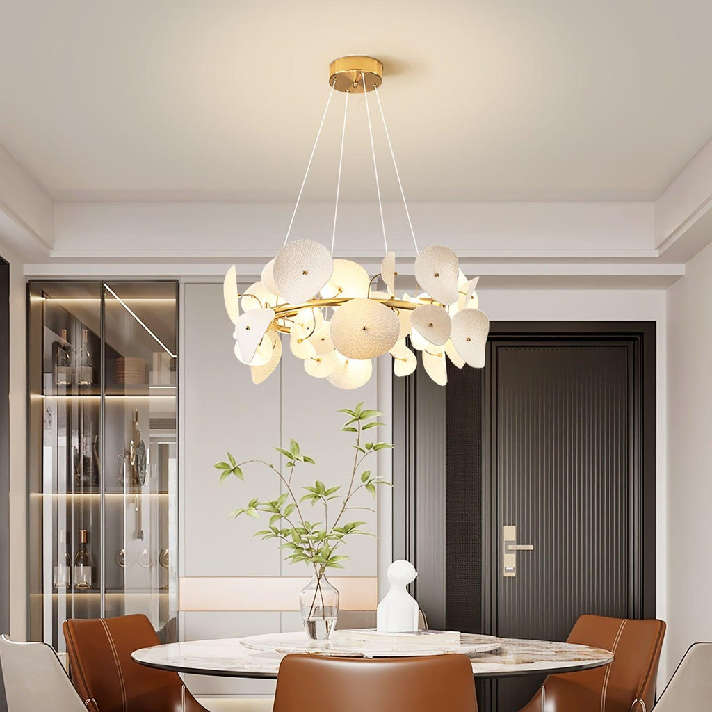 Virinira Lustre en céramique à pétales d'élégance moderne - Neutralighting