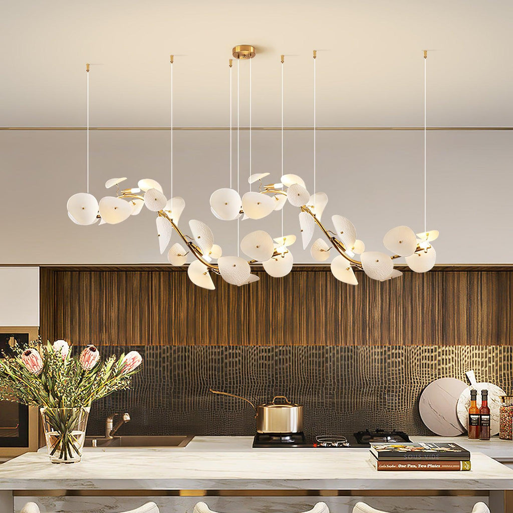 Virinira Lustre en céramique à pétales d'élégance moderne - Neutralighting
