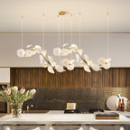 Virinira Lustre en céramique à pétales d'élégance moderne - Neutralighting