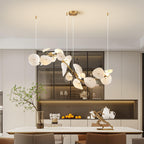Virinira Lustre en céramique à pétales d'élégance moderne - Neutralighting