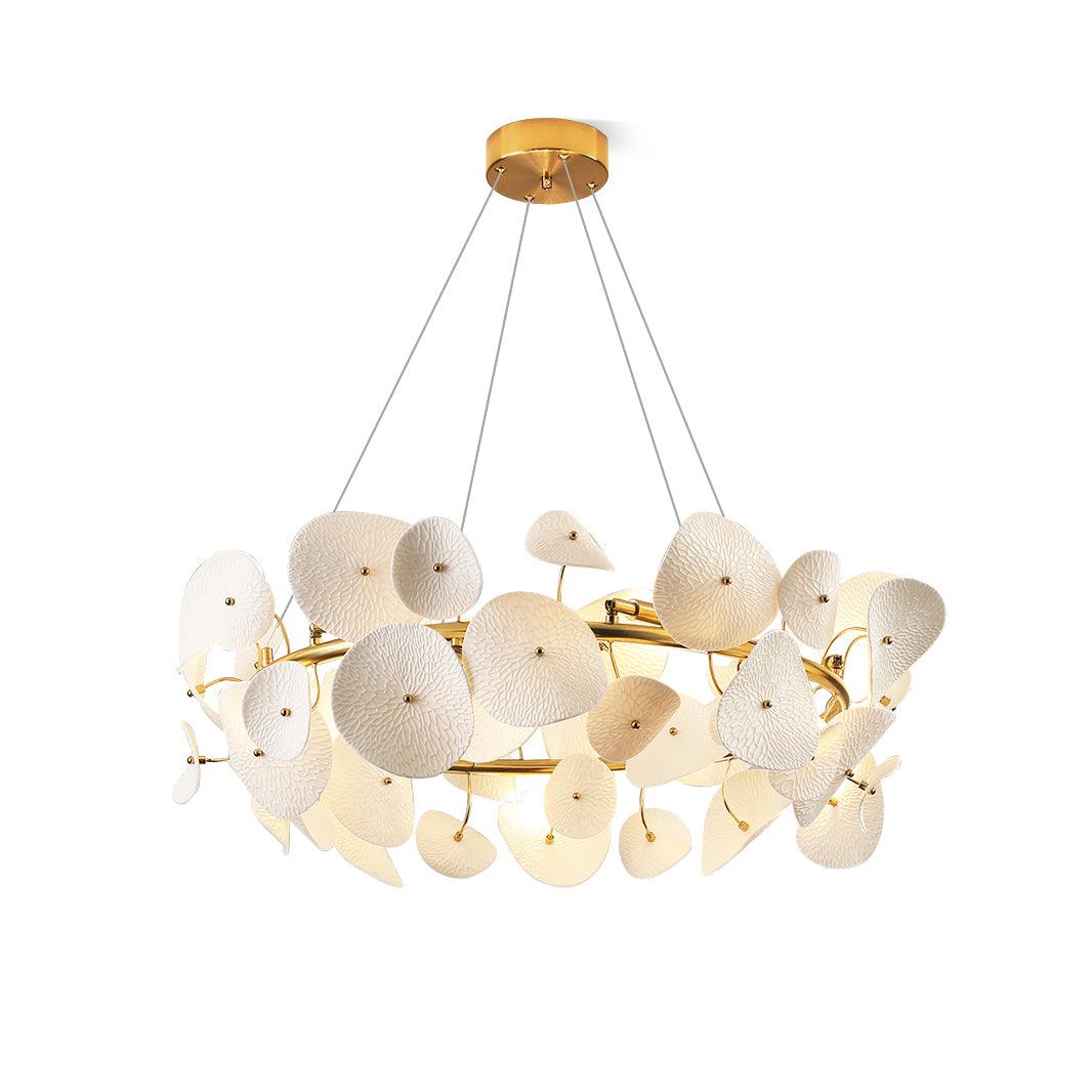 Virinira Lustre en céramique à pétales d'élégance moderne - Neutralighting