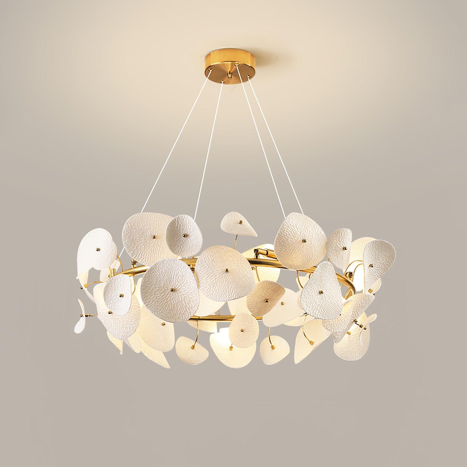 Virinira Lustre en céramique à pétales d'élégance moderne - Neutralighting