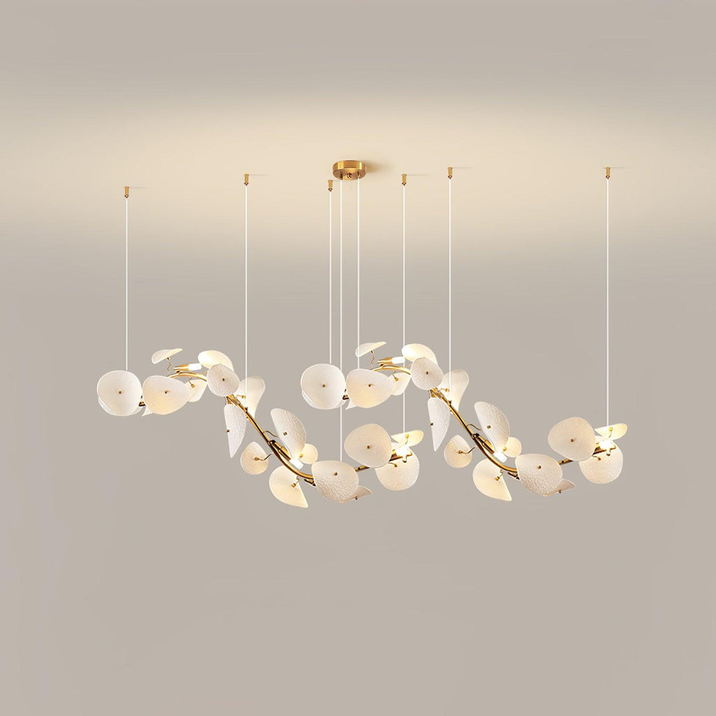 Virinira Lustre en céramique à pétales d'élégance moderne - Neutralighting