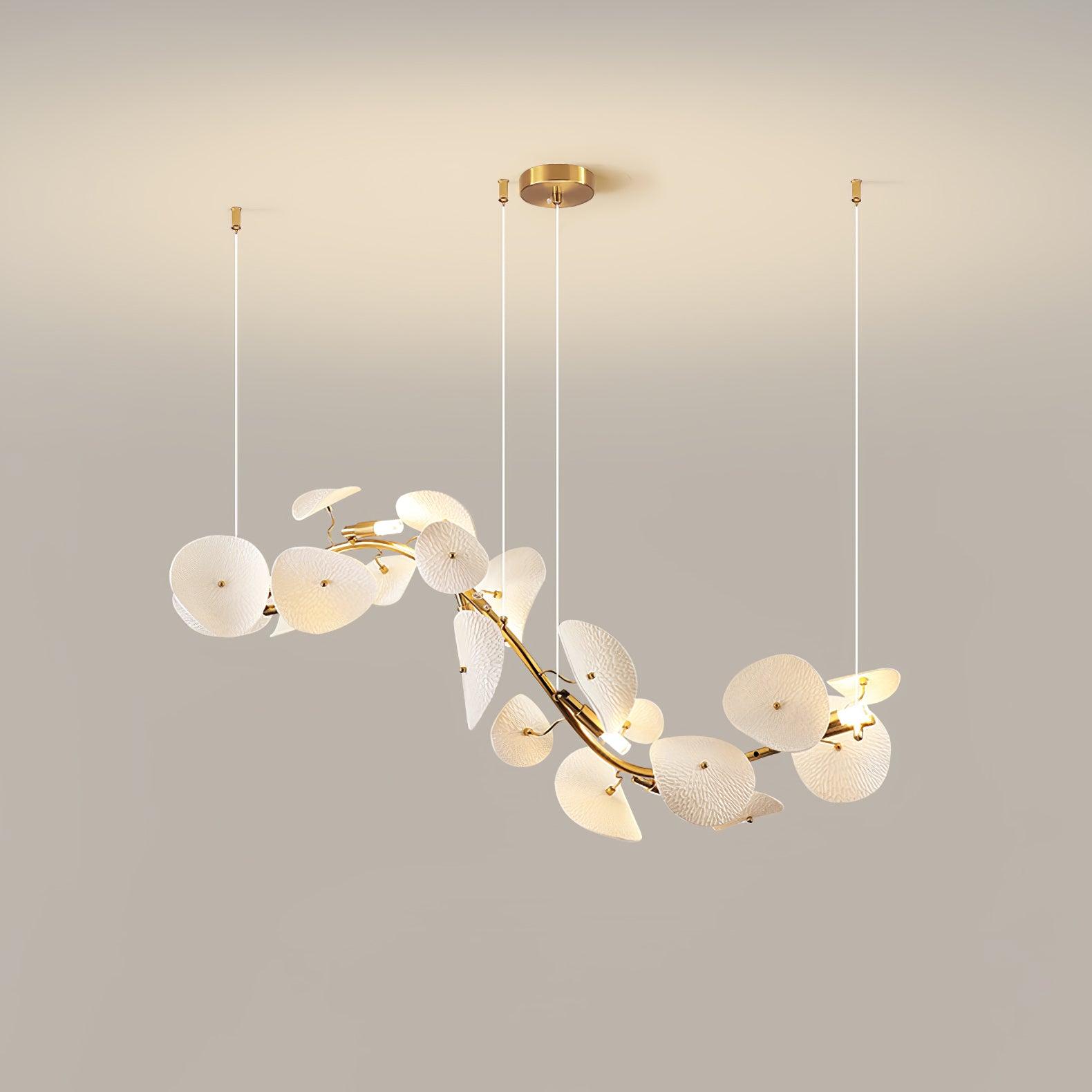 Virinira Lustre en céramique à pétales d'élégance moderne - Neutralighting