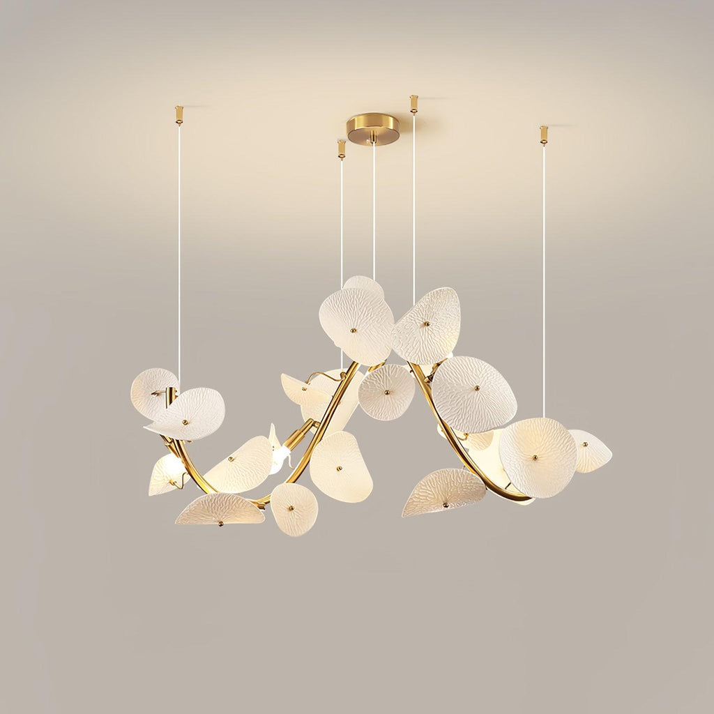 Virinira Lustre en céramique à pétales d'élégance moderne - Neutralighting