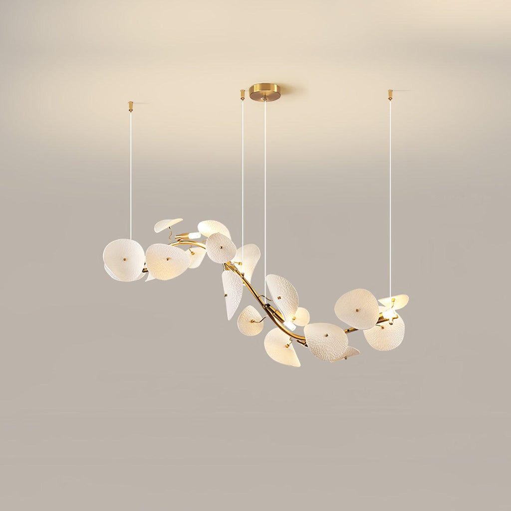 Virinira Lustre en céramique à pétales d'élégance moderne - Neutralighting