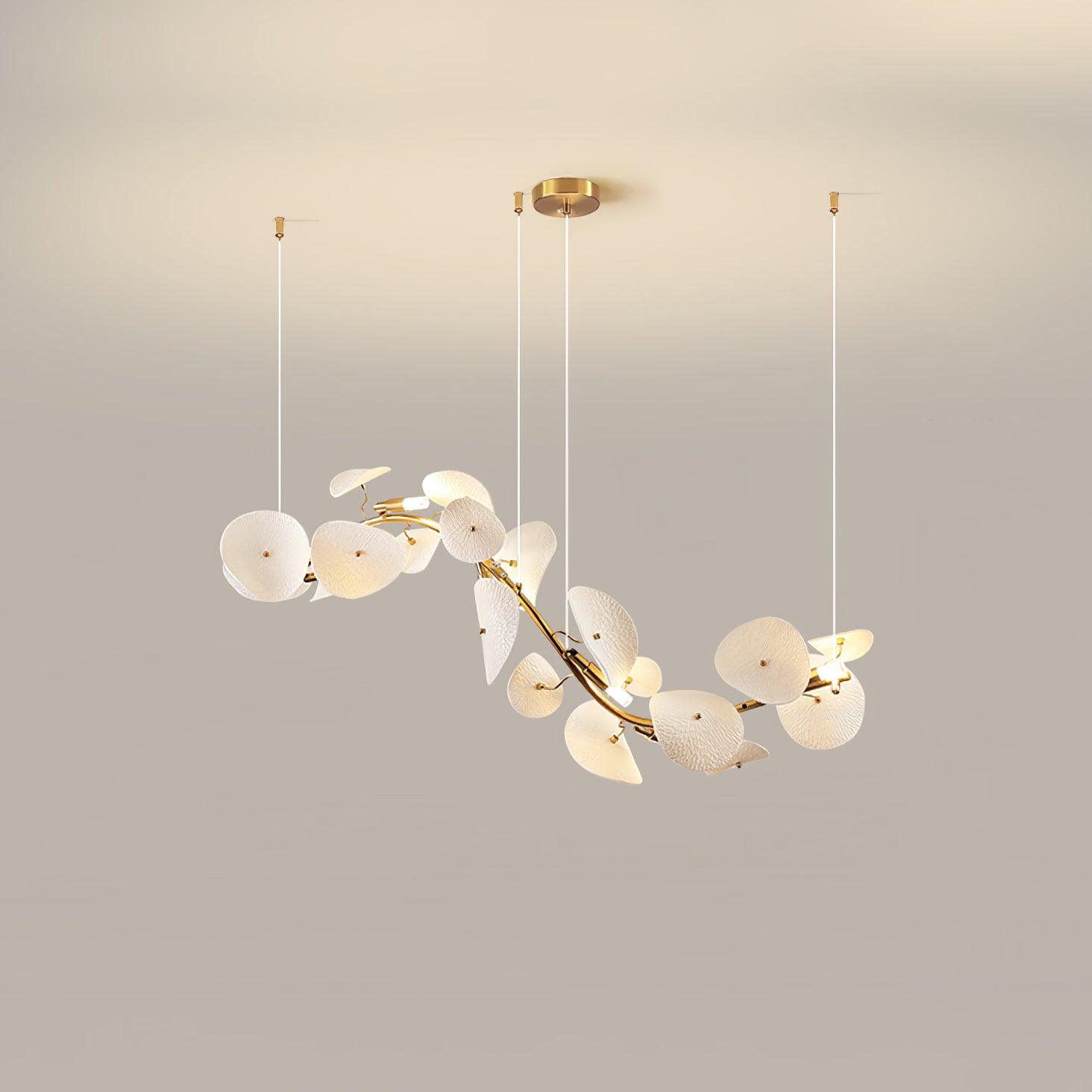 Virinira Lustre en céramique à pétales d'élégance moderne - Neutralighting