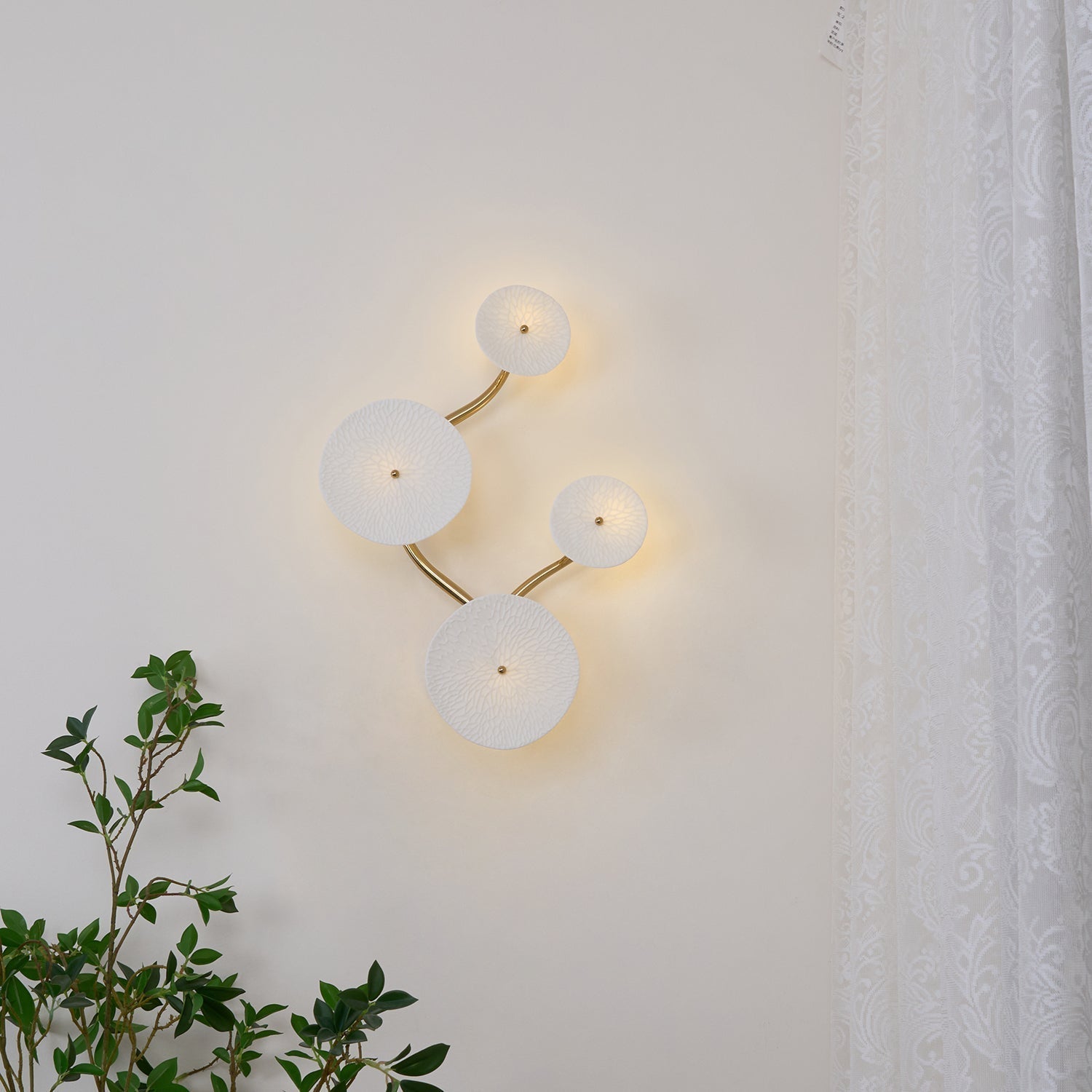 Jesse Applique Murale Pétales d'Art Nordic Élégante - Neutralighting