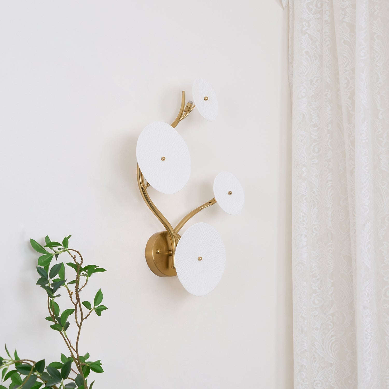 Kaivo Applique Murale Pétale de Lotus - Neutralighting