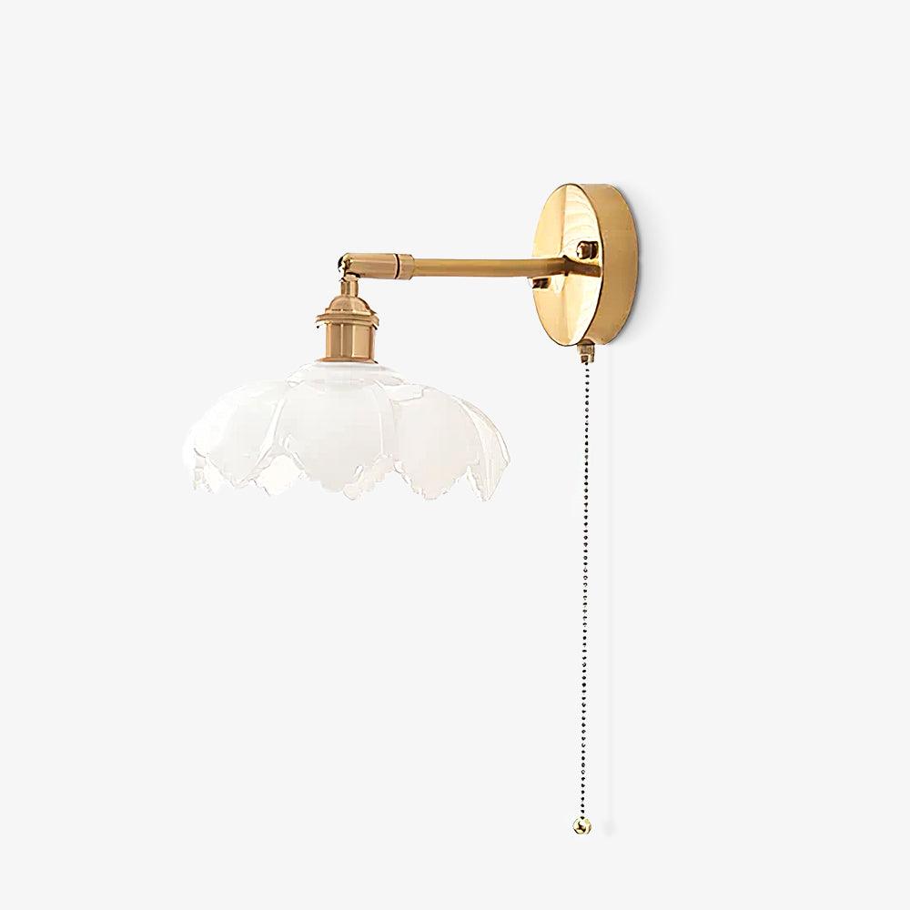 Lotus Applique Murale Verre Art Nordique Orientable - Neutralighting