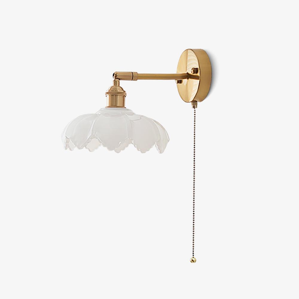 Lotus Applique Murale Verre Art Nordique Orientable - Neutralighting