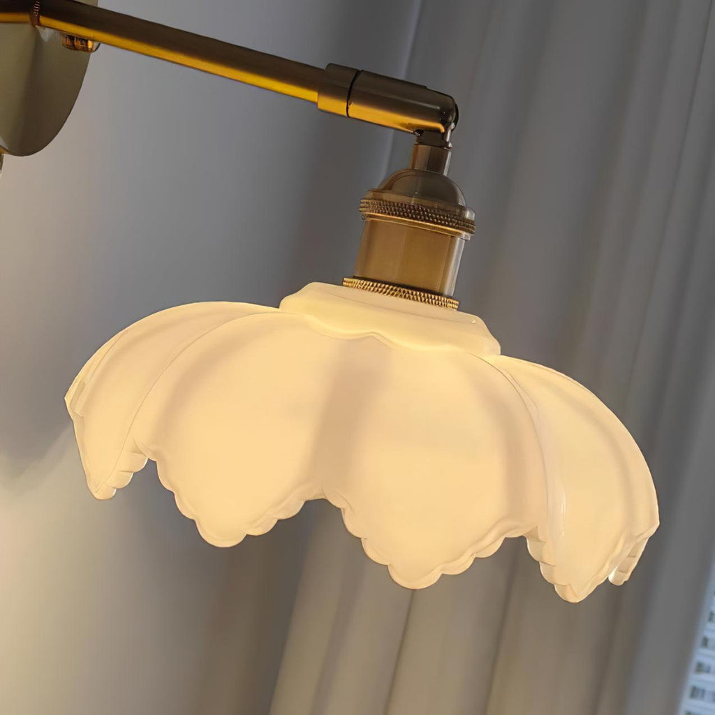 Lotus Applique Murale Verre Art Nordique Orientable - Neutralighting